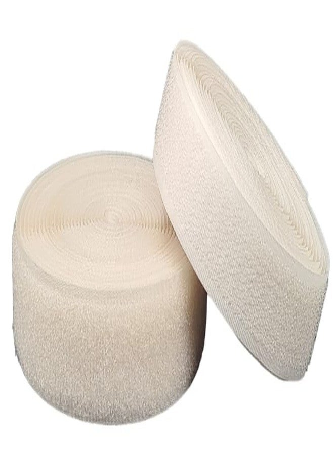 ZENITH 1 inch Wide White, 10 Meter Non Adhesive Hook and Loop Tape, No Glue Back, Fabric Fastener InterlockingTape for Sewing Crafts, DIY, Clothes, Straps, Shoes Mosquito nets etc (White, 10 Meter) - Image 5